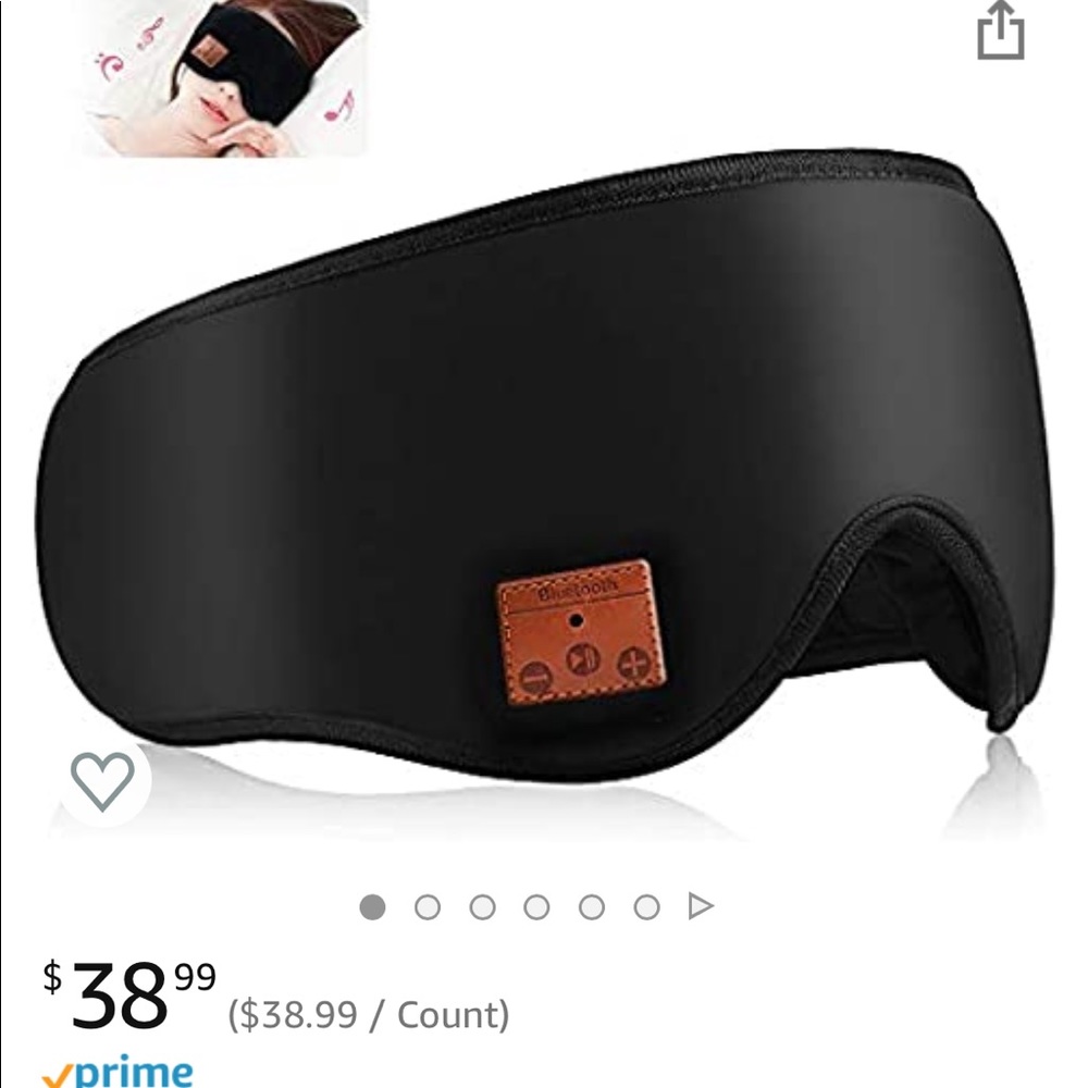 Bluetooth eye mask